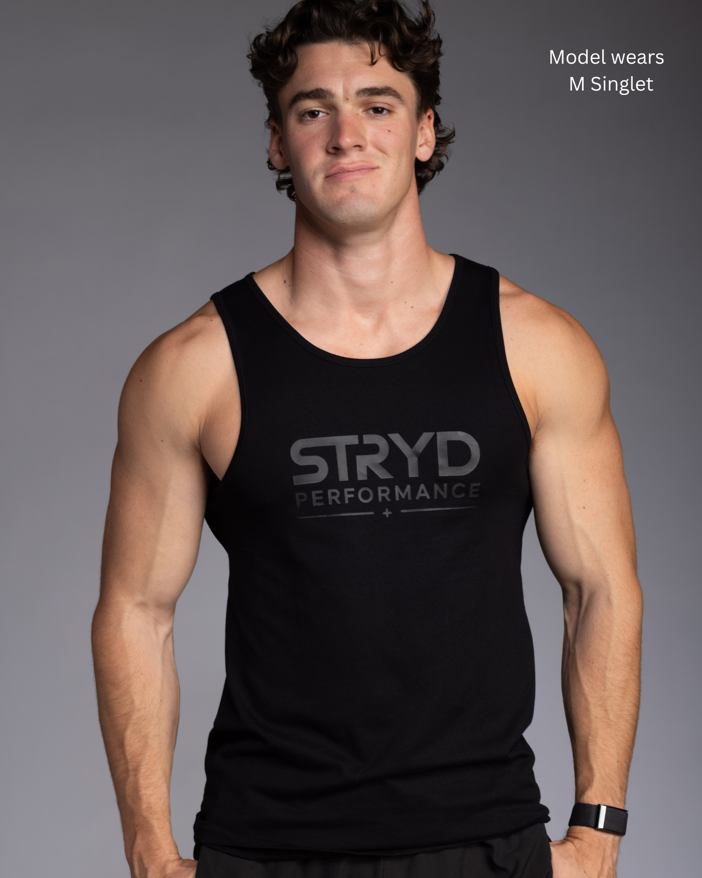 EVERYDAY HERO Singlet - STEALTH