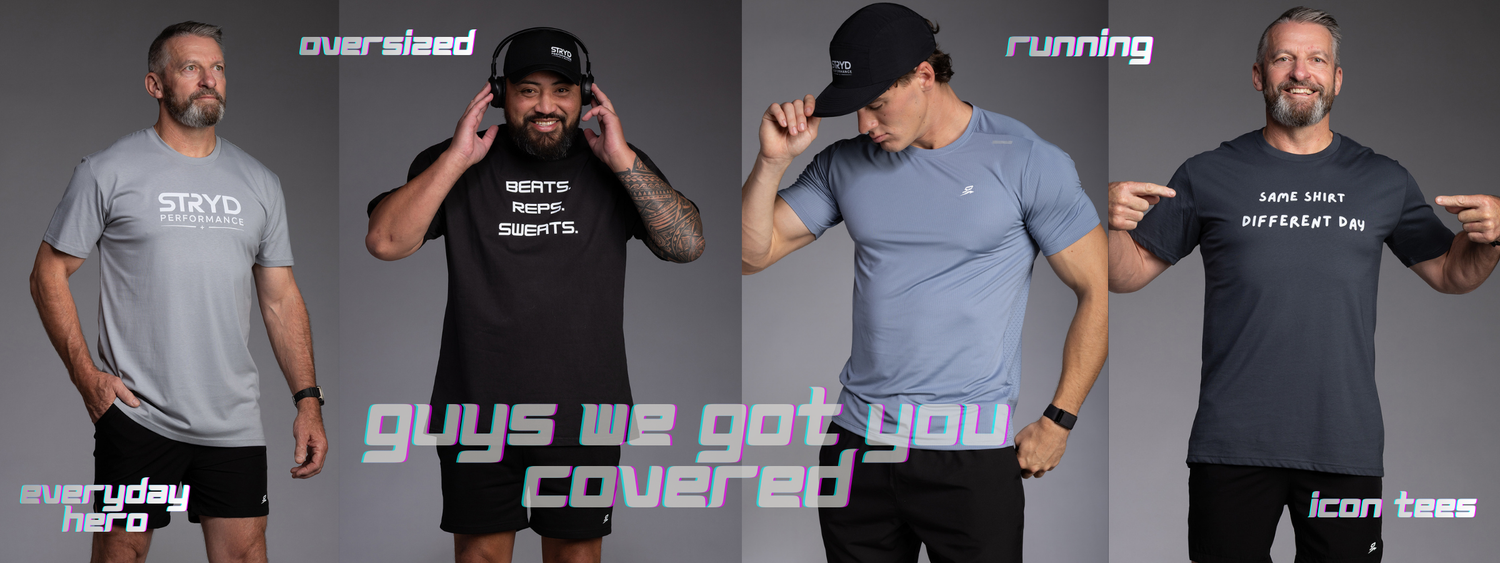 Men Gym Fitness and Activewear collection Australia, STRYD Performance