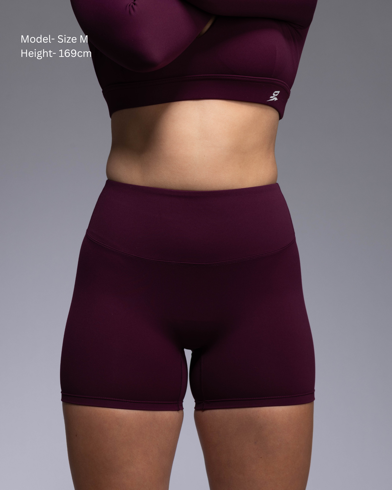 Haven Tight Training Shorts in Berry – High-Rise Women's Gym Shorts with Built-In Support | STRYD Performance
Activewear Sunshine Coast - Front view