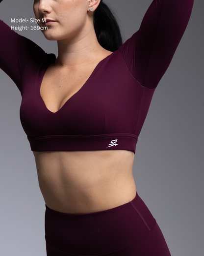 Haven women's training top – high-intensity activewear with built-in padded inserts | STRYD Performance
