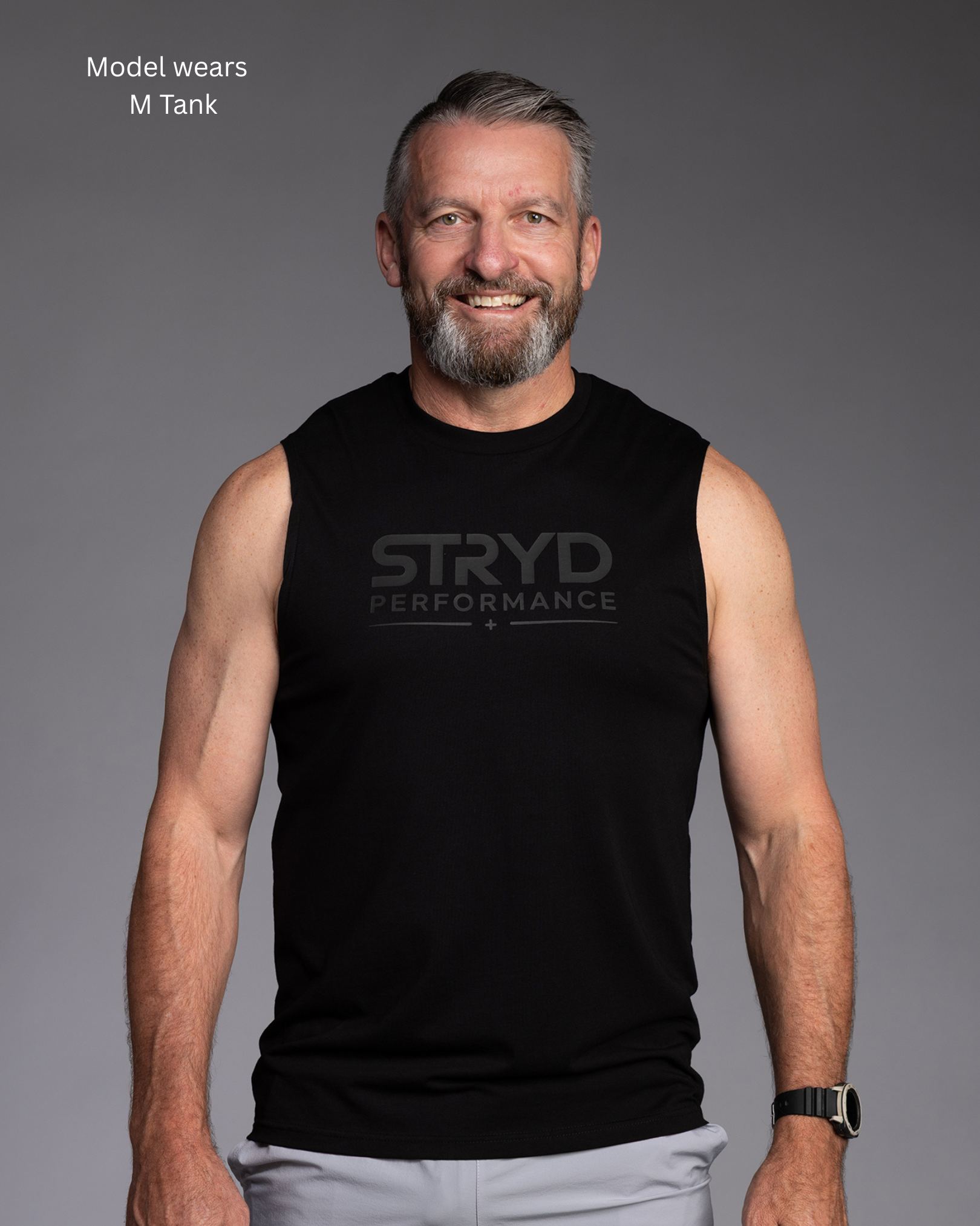 What to wear for strength training — STRYD men's training tank and kit
