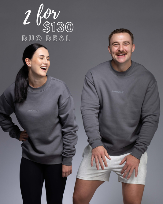 Elite Unisex 320GSM Fleece Drop-Shoulder Crew Sweater