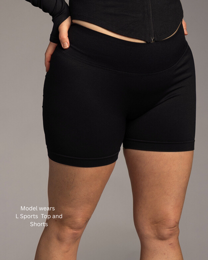 PEACHES High Definition Scrunch Training Shorts