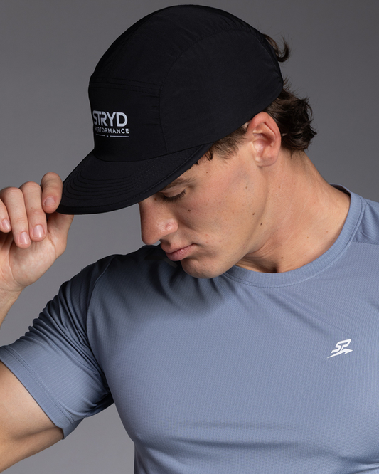 Run Cap - Unisex - Adjustable - Lightweight 100% Nylon